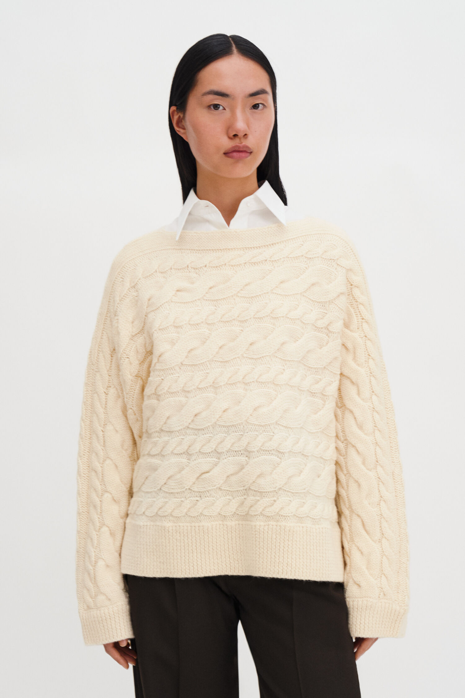 Swedish Wool Braided Sweater